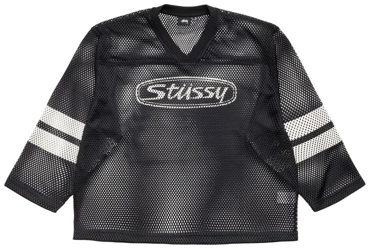 Stussy Trucker Team Jersey Black