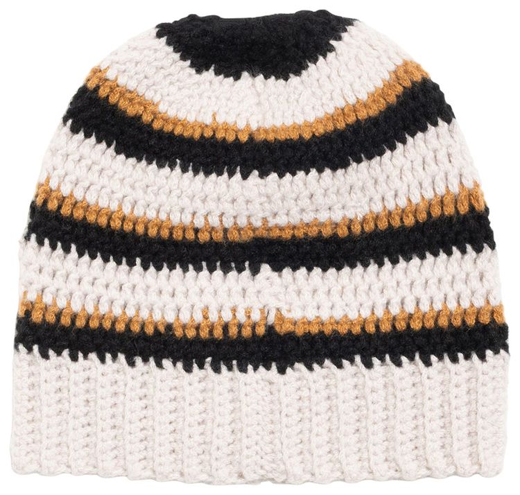 Stussy Stripe Knit Skullcap Stone