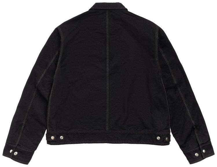 Stussy Work Jacket Collared Black