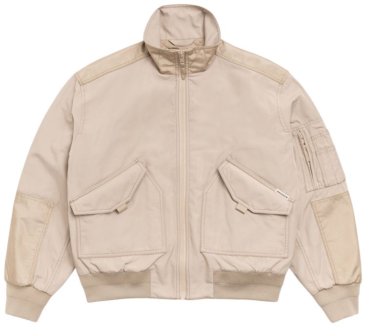 Stussy Mock Neck Flight Bomber Khaki
