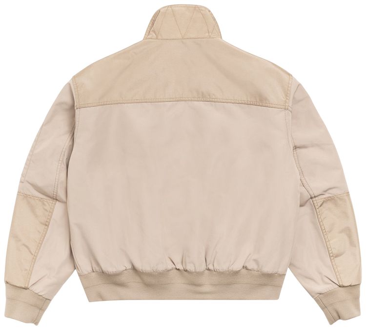 Stussy Mock Neck Flight Bomber Khaki
