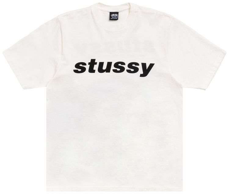 Stussy Shark Tee Pigment Dyed Natural
