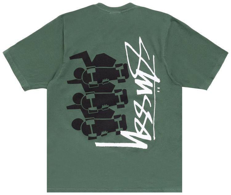Stussy Stack Tee Pigment Dyed Pine