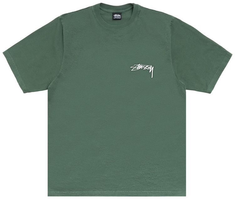 Stussy Stack Tee Pigment Dyed Pine