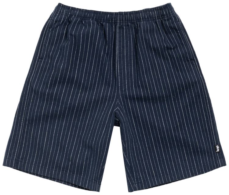 Stussy Baggy Beach Short Navy Stripe