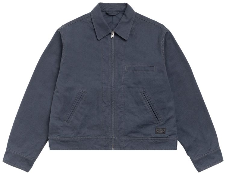 Stussy Work Jacket Collared Blue