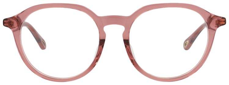 Chloe Round Bio Acetate Optical Frames PinkTransparent