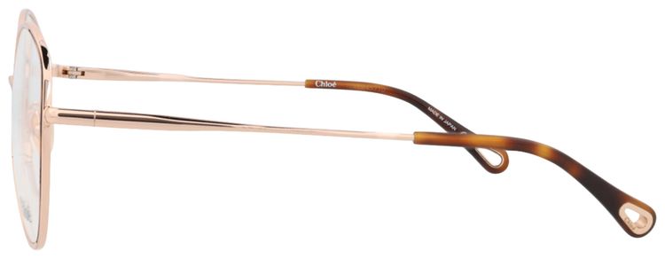 Chloe Round Metal Optical Frames GoldTransparent