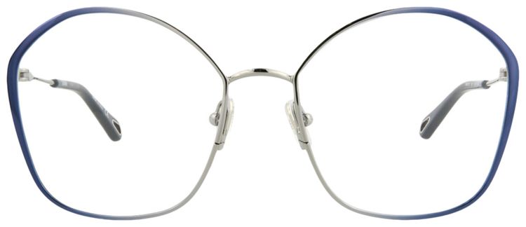Chloe Round Metal Optical Frames BlueTransparent