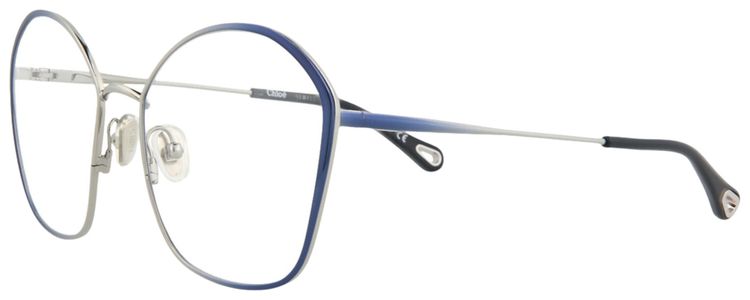 Chloe Round Metal Optical Frames BlueTransparent