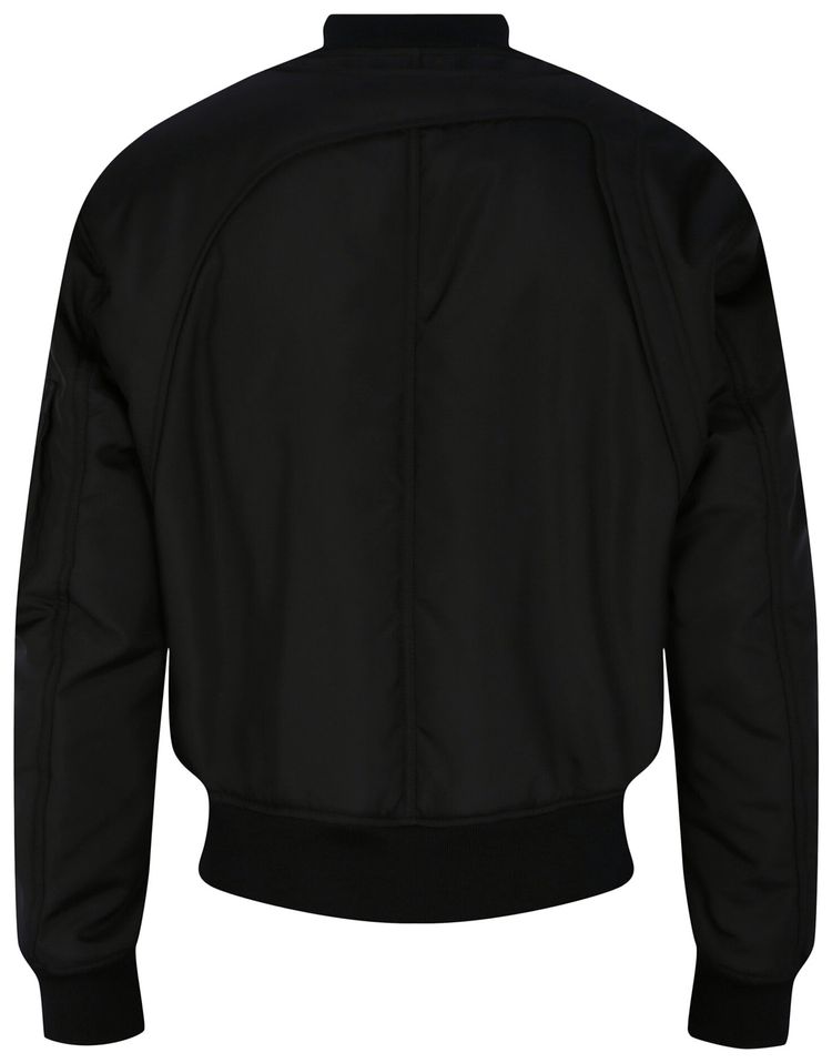 Alexander McQueen Harness MA 1 Bomber Jacket Black
