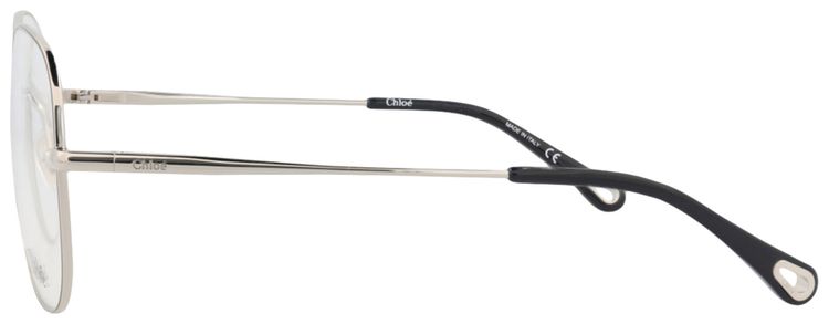 Chloe Aviator Metal Optical Frames SilverTransparent