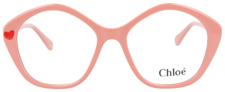 Chloe Square Acetate Optical Frames PinkTransparent
