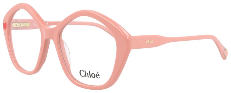 Chloe Square Acetate Optical Frames PinkTransparent