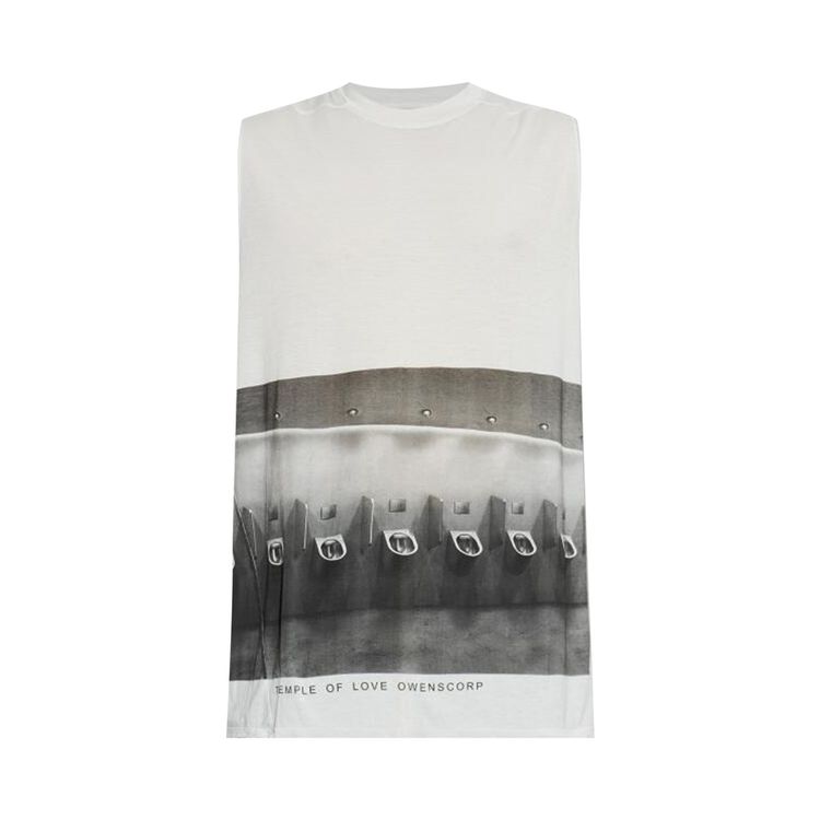 Rick Owens S Jumbo Top Milk WashBlack
