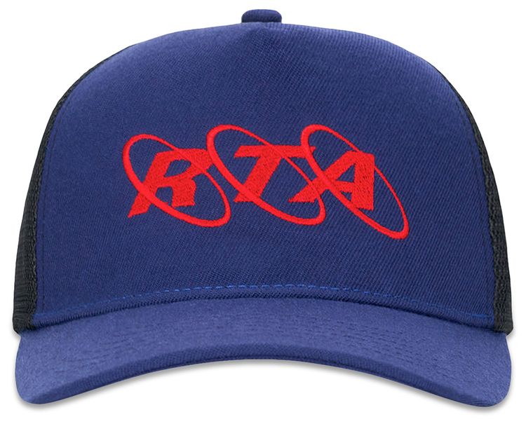 Buy RtA Gideon Trucker Hat 'Patriot Blue' - MEXOW422 A1954PTBRA | GOAT