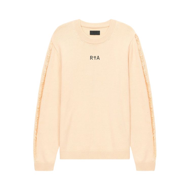 RtA Ethan Sweater Raw Sand Cross