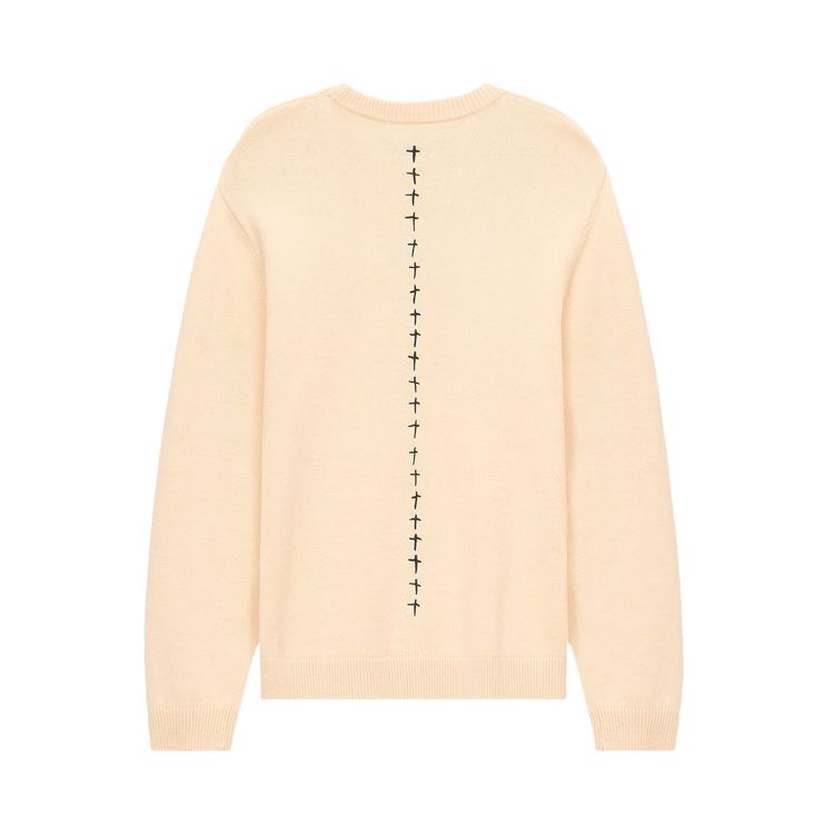 RtA Ethan Sweater Raw Sand Cross