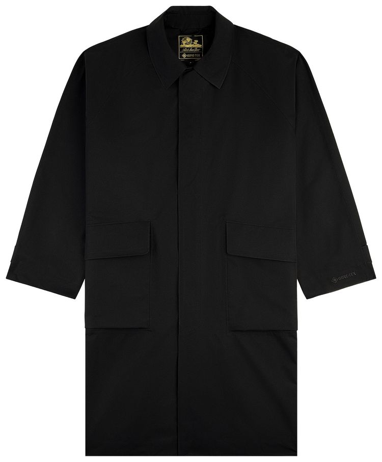 Aime Leon Dore GORE TEX Balmacaan Coat Jet Black