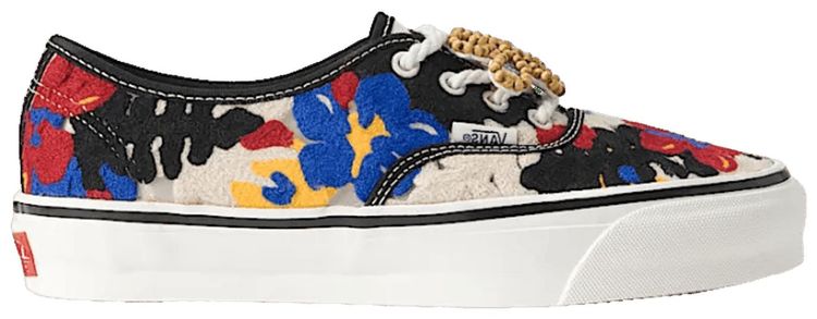 Vans Premium Authentic Needlework White Red Blue