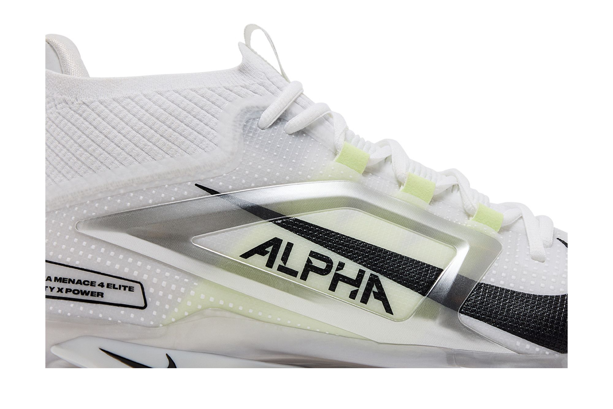 Buy Nike Alpha Menace 4 Elite 'White Black' - FD7036 100 | GOAT