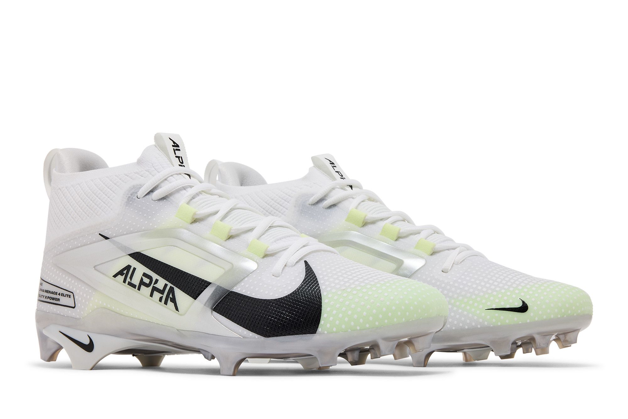 Buy Nike Alpha Menace 4 Elite 'White Black' - FD7036 100 | GOAT