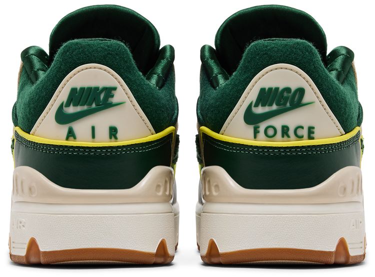 Nigo x Nike Air Force 3 SP College Pack   Forest Green