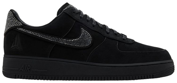 Ja Morant x Swarovski x Nike Air Force 1 Low LX Black Metallic Silver