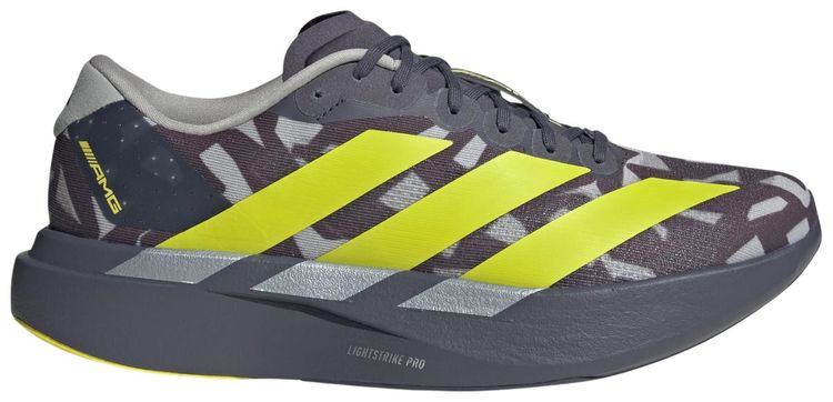 AMG x adidas Motorsport Adizero Evo SL Aurora Onix Acid Yellow Grey Three