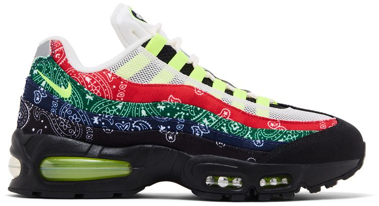 Nike Air Max 95 OG Big Bubble   Paisley Neon