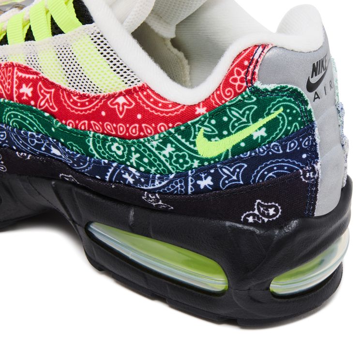 Nike Air Max 95 OG Big Bubble   Paisley Neon