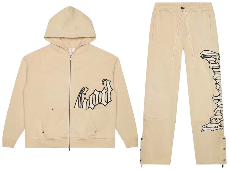 Godspeed OG Logo Sweatsuit V2 CremeBone