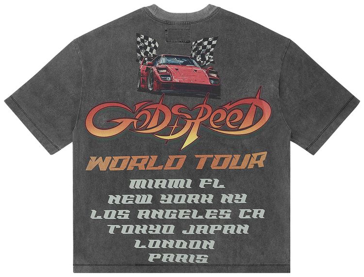 Godspeed South Beach Drive Miami Superrun Tee Grey