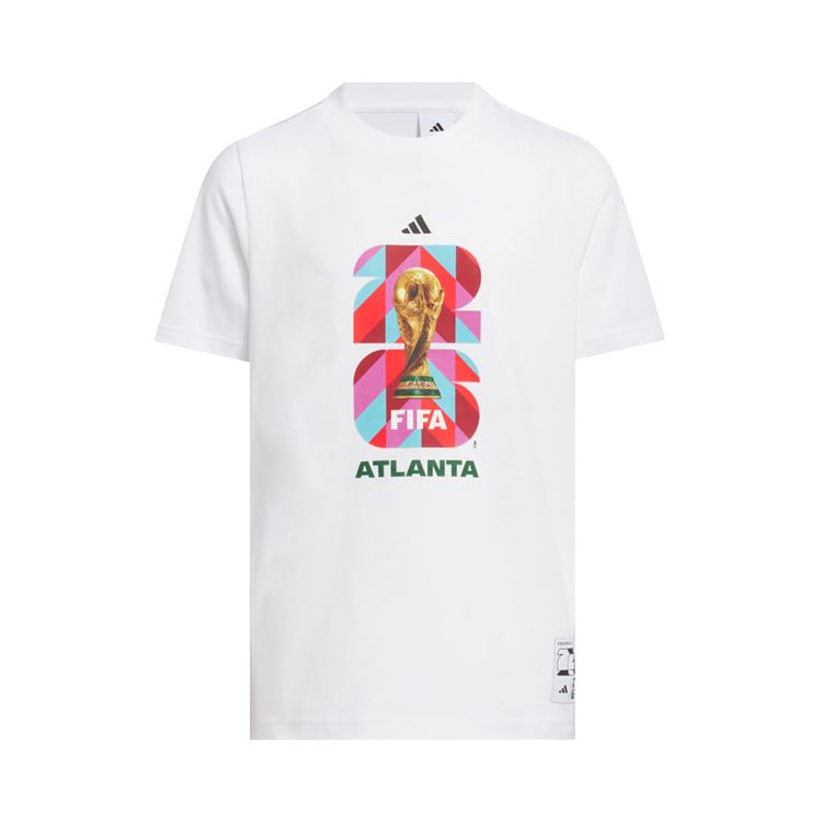 Adidas FIFA World Cup 26 Host City Atlanta Graphic T Shirt White