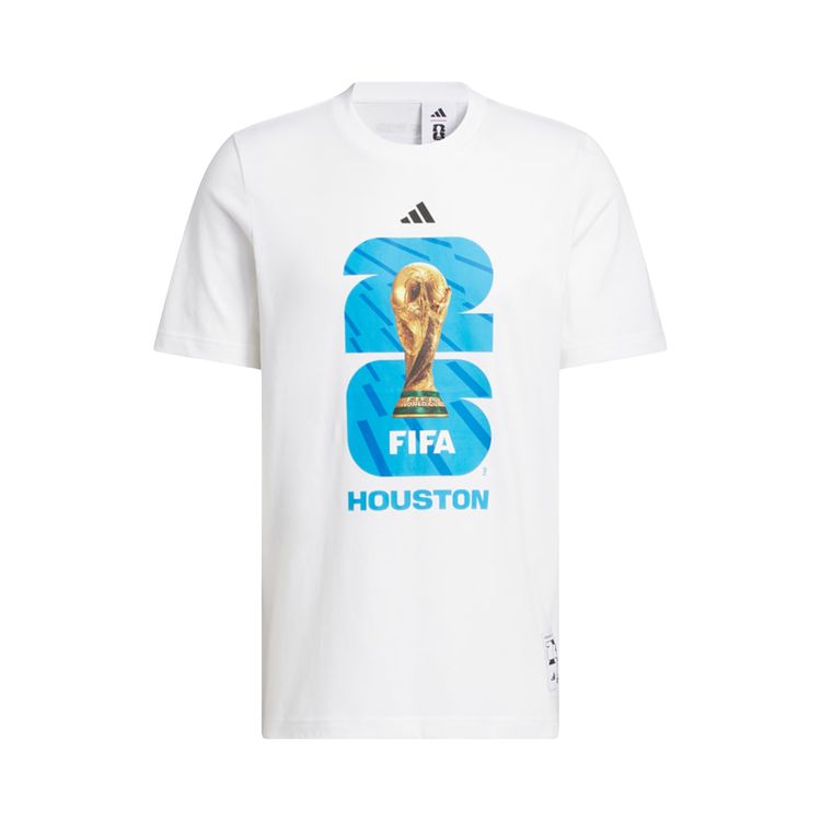 Adidas FIFA World Cup 26 Host City Houston Graphic T Shirt White