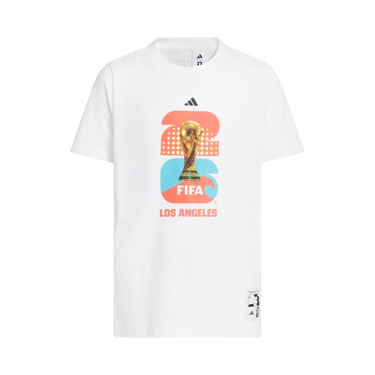 Adidas FIFA World Cup 26 Host City Los Angeles Graphic T Shirt White