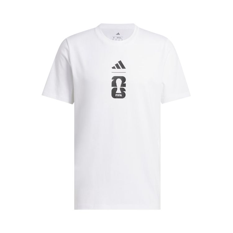 Adidas FIFA World Cup 26 Match Ball Graphic T Shirt White