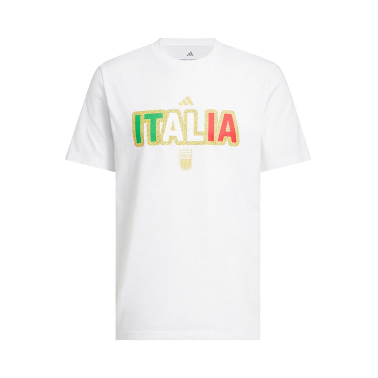 Adidas FIFA World Cup 26 Italy Home Graphic Tee White