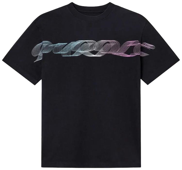 PURPLE BRAND Logo T Shirt Black