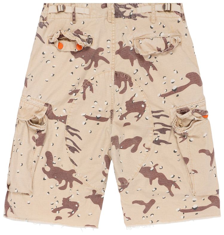 Hellstar Desert Cargo Shorts Brown