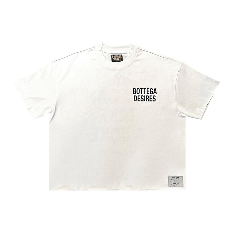 Bottega Desires Fuck Em T Shirt White