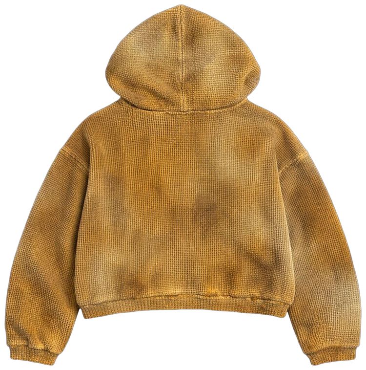 GV Gallery Waffle Thermal Zip Up Mustard