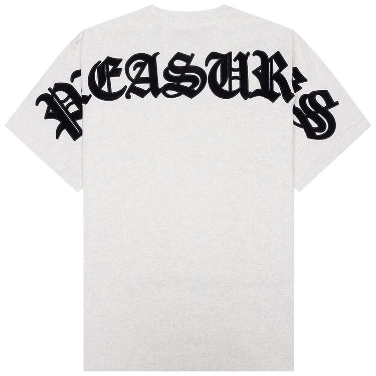 Pleasures Neural Applique T Shirt Oatmeal