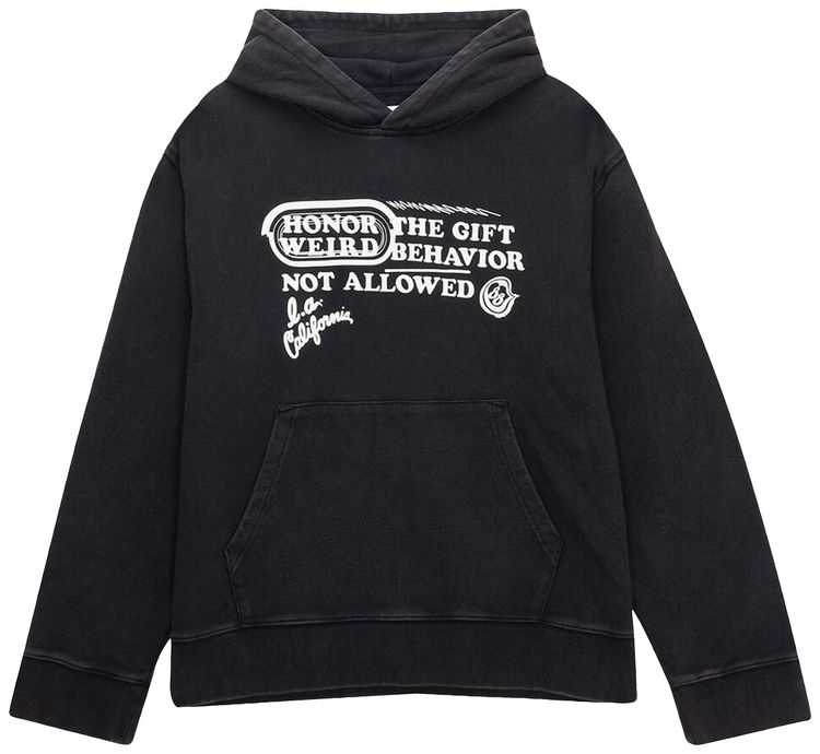 Honor The Gift Not Allowed Hoodie Black