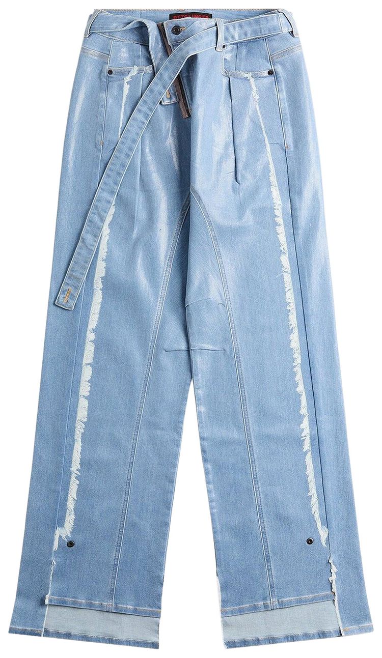 Ottolinger Glazed Baggy Jeans Blue