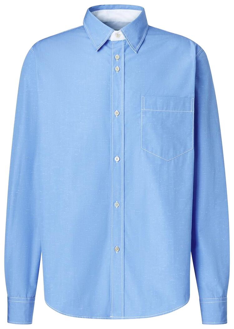 Wales Bonner Atlantic Shirt Pastel Blue