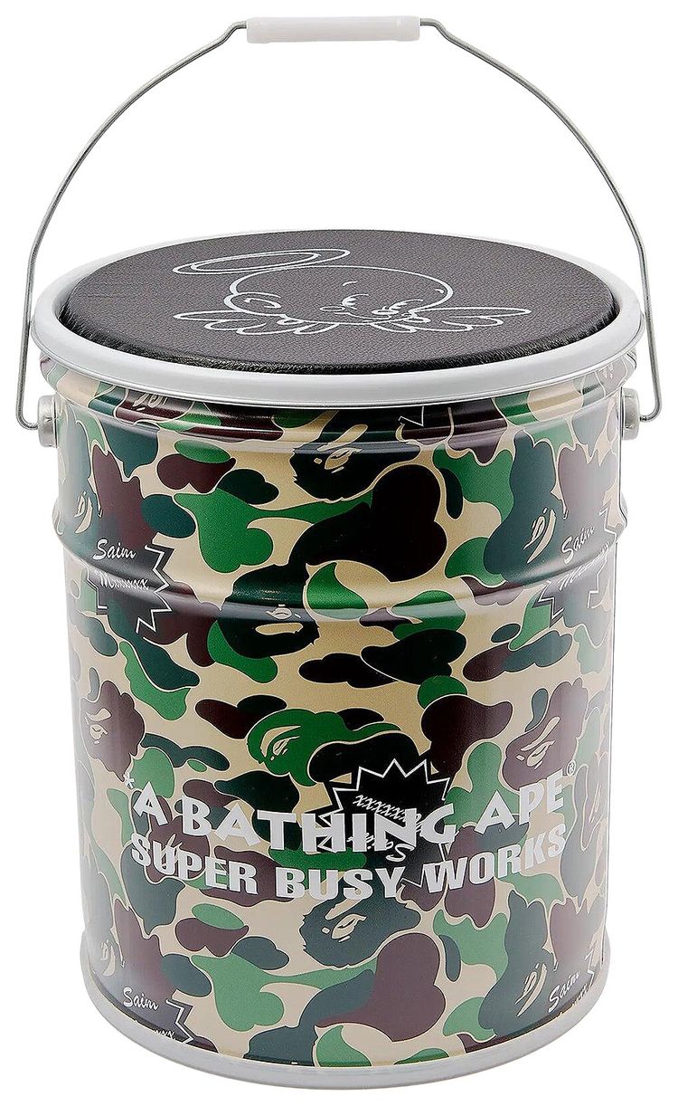 Saint Michael x BAPE Can Stool Camo