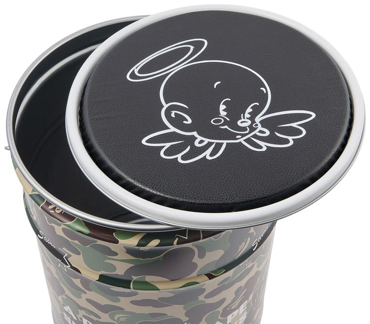Saint Michael x BAPE Can Stool Camo