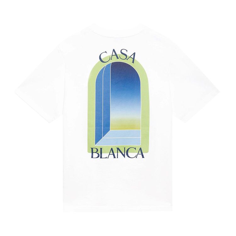 Casablanca Arches Classic T Shirt White