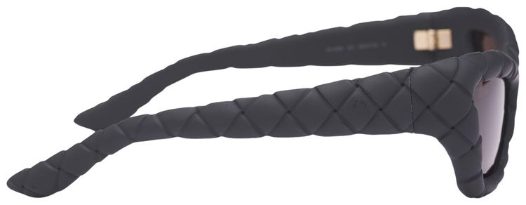 Bottega Veneta Intrecciato Cat Eye Sunglasses BlackGrey